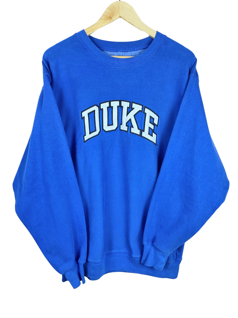 Vintage Duke Spellout Blue Sweatshirt 