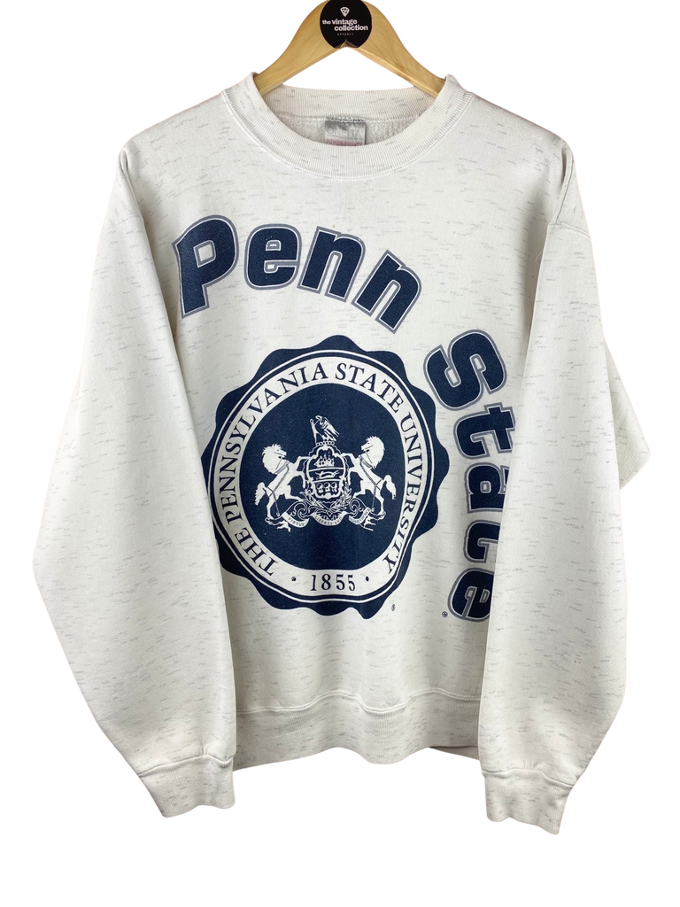 Vintage Penn State University White Sweatshirt