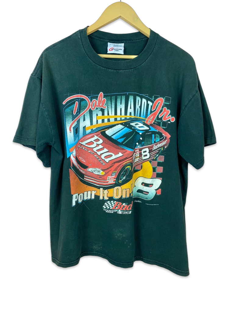 Vintage Dale Earnhardt Jr. Black Nascar Graphic T-Shirt 