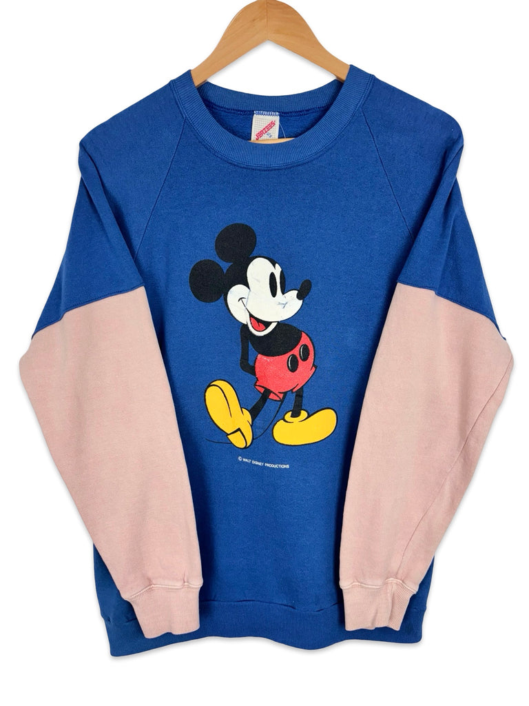 Vintage 90’s Mickey Mouse Disney Blue Sweatshirt