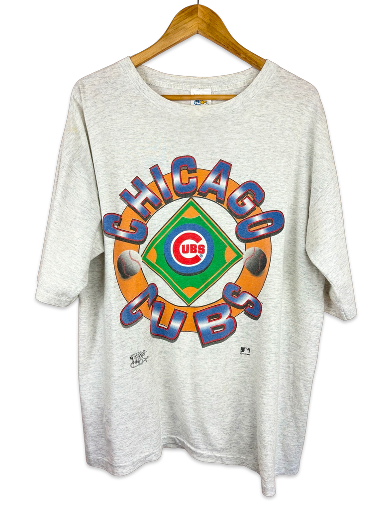 Vintage 1992 Chicago Cubs MLB Grey T-Shirt