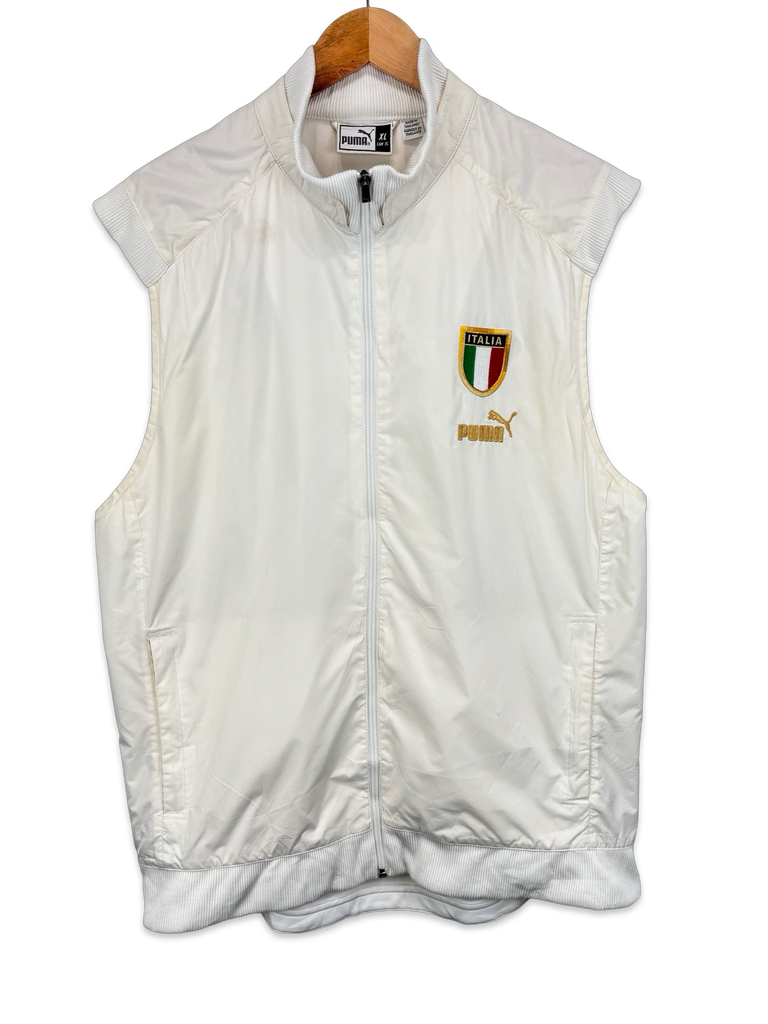 Y2K Puma Italia White Vest