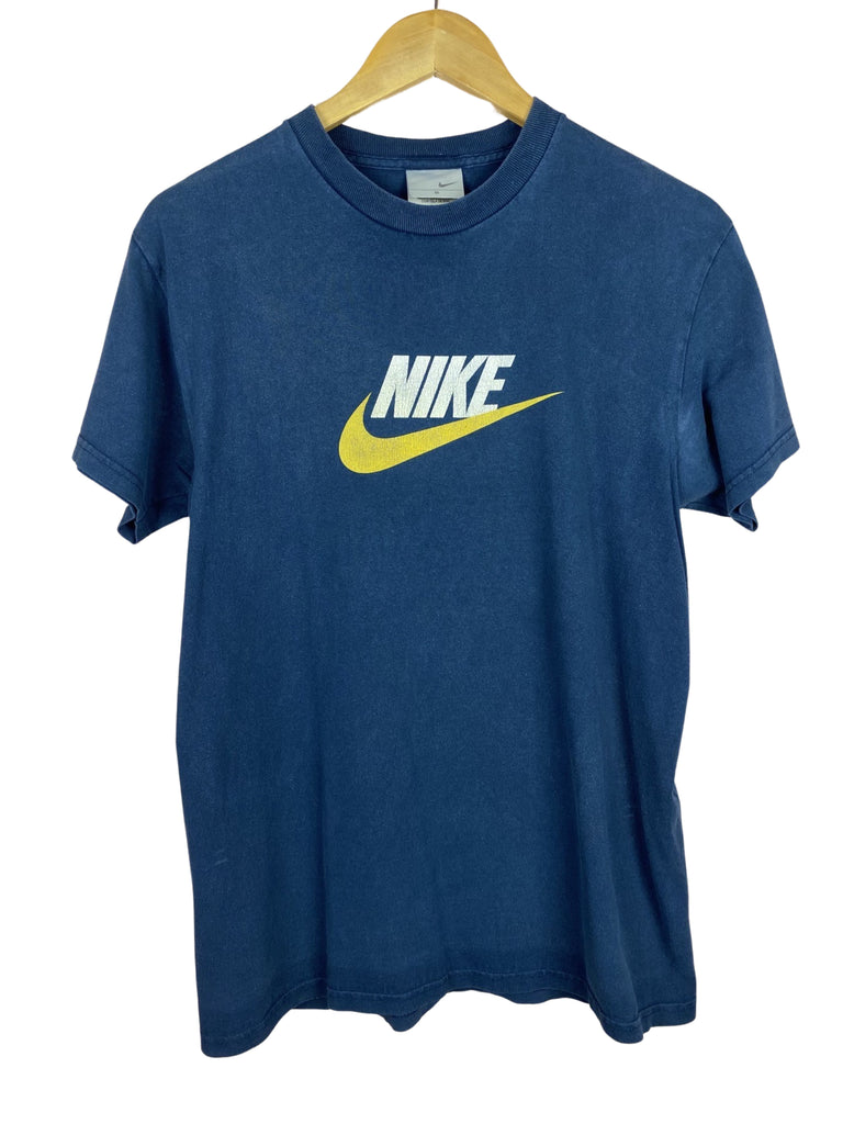 Y2K Nike Spellout Navy Blue T-Shirt 