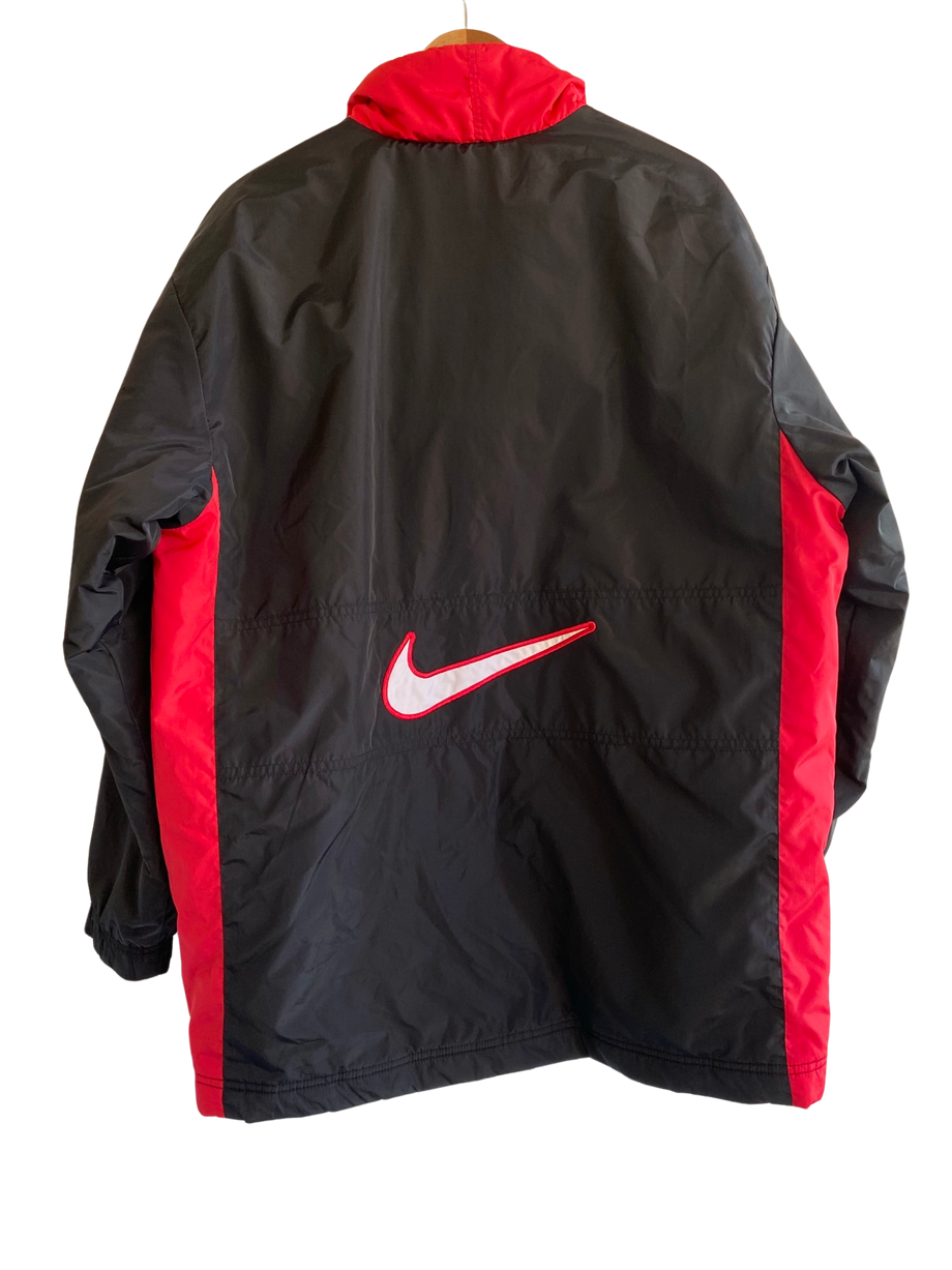 Vintage Nike Premier Red Black Swoosh Jacket Medium The Vintage Collection Bendigo