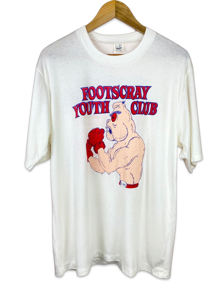 Vintage Single Stitch Footscray Youth Club Boxing T-Shirt 