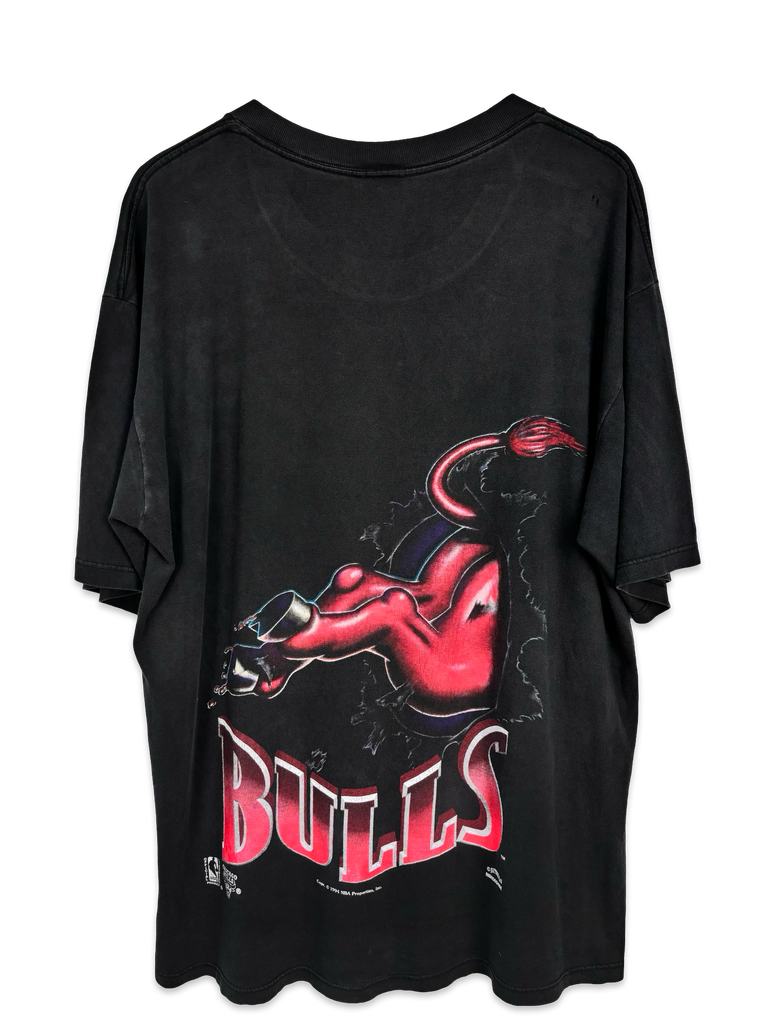 Rare 1994 Chicago Bulls NBA Nutmeg NM000466 T-Shirt