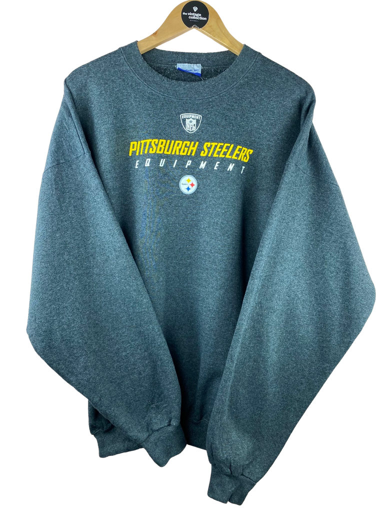 Y2K Pittsburgh Steelers Grey Sweatshirt 