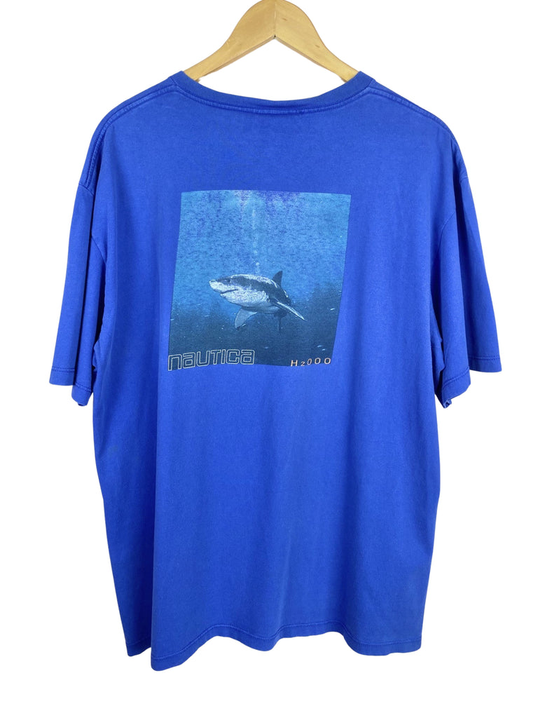 Y2K Nautica Shark Blue T-Shirt