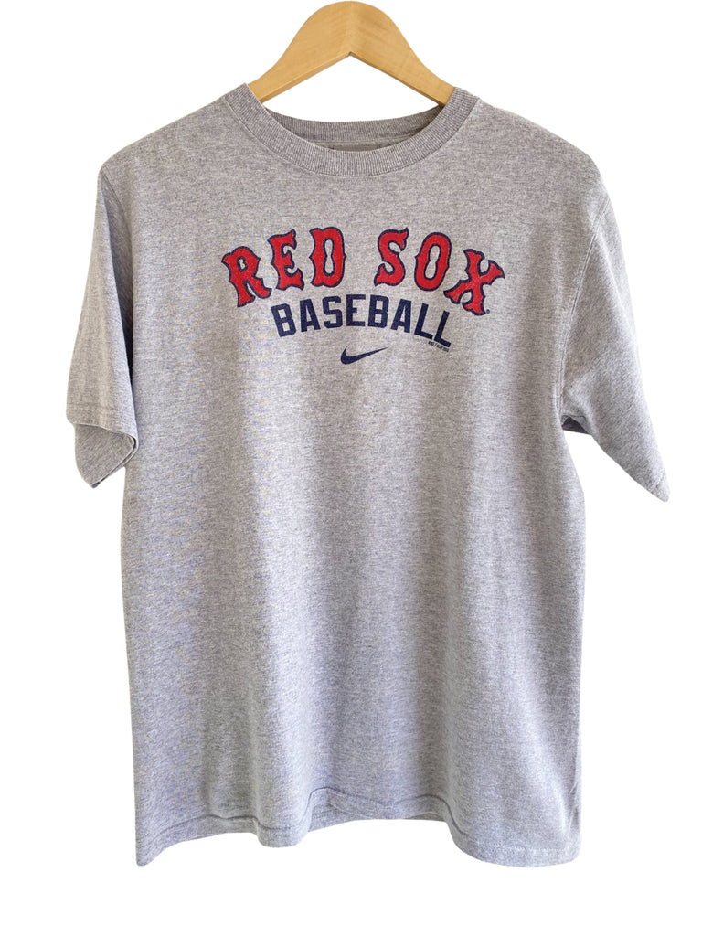 Y2K Nike Red Sox Grey T-Shirt 