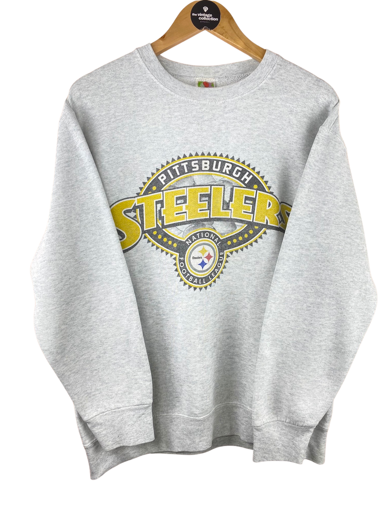 Vintage Pittsburgh Steelers NFL Grey Sweatshirt