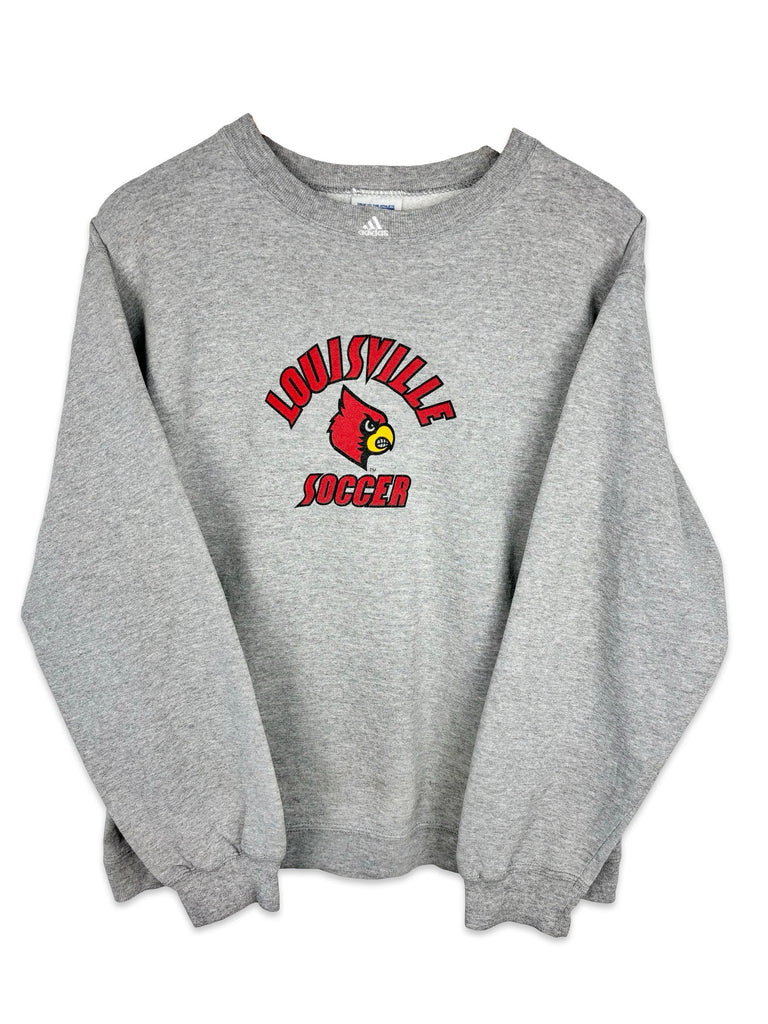 Vintage Adidas Louisville Soccer Grey Sweatshirt