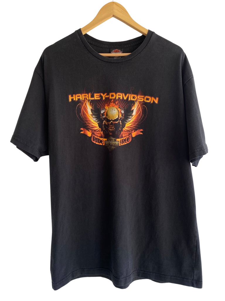 Y2K Harley Davidson Florida Black T-Shirt