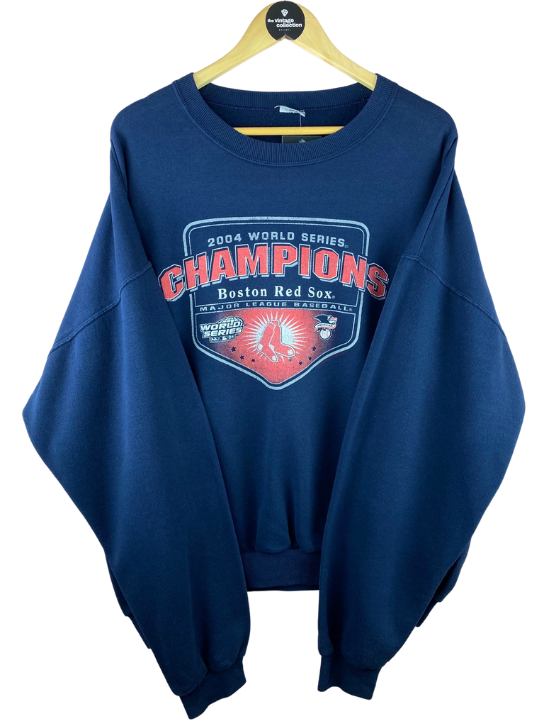 Vintage 2004 Boston Red Sox World Series Champions Long Sleeve