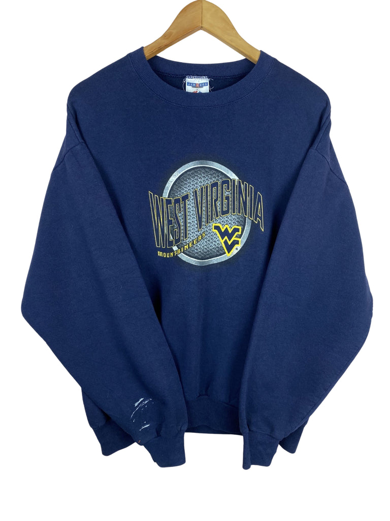 Vintage West Virginia Mountaineers Navy Blue Sweatshirt