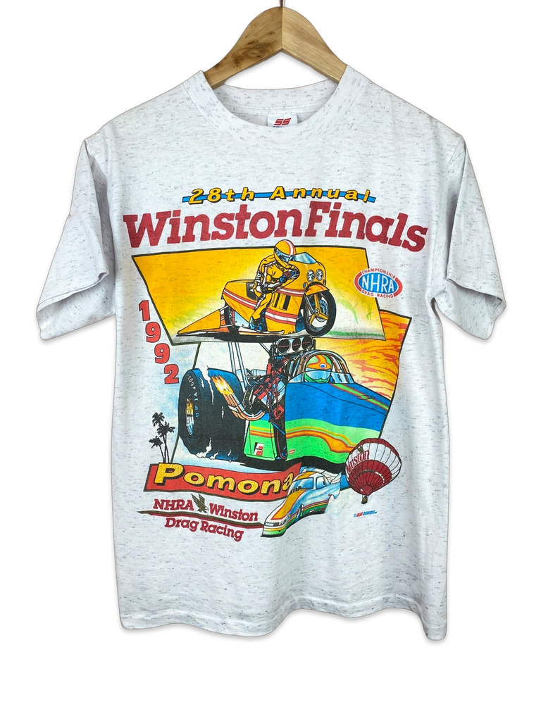 Vintage 1992 Winston Finals Racing Grey T-Shirt