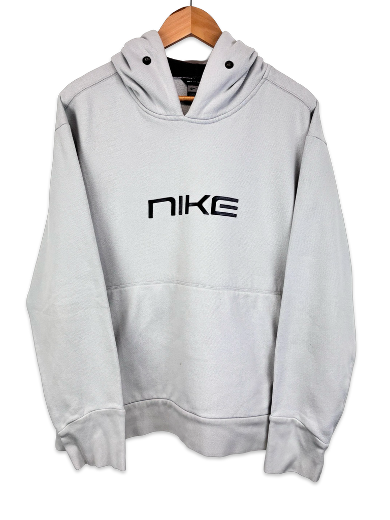 Y2K Grey Nike Spellout Hoodie