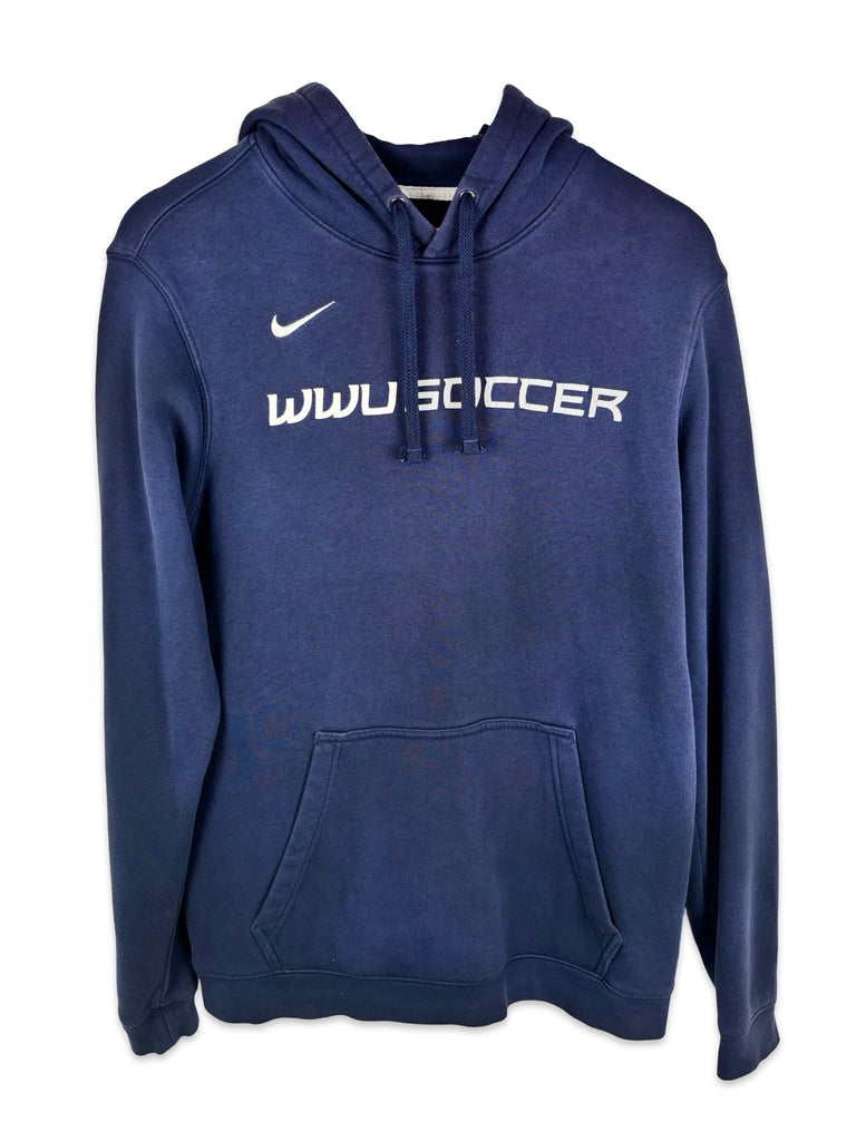 Y2K Nike WWU Soccer Navy Blue Hoodie