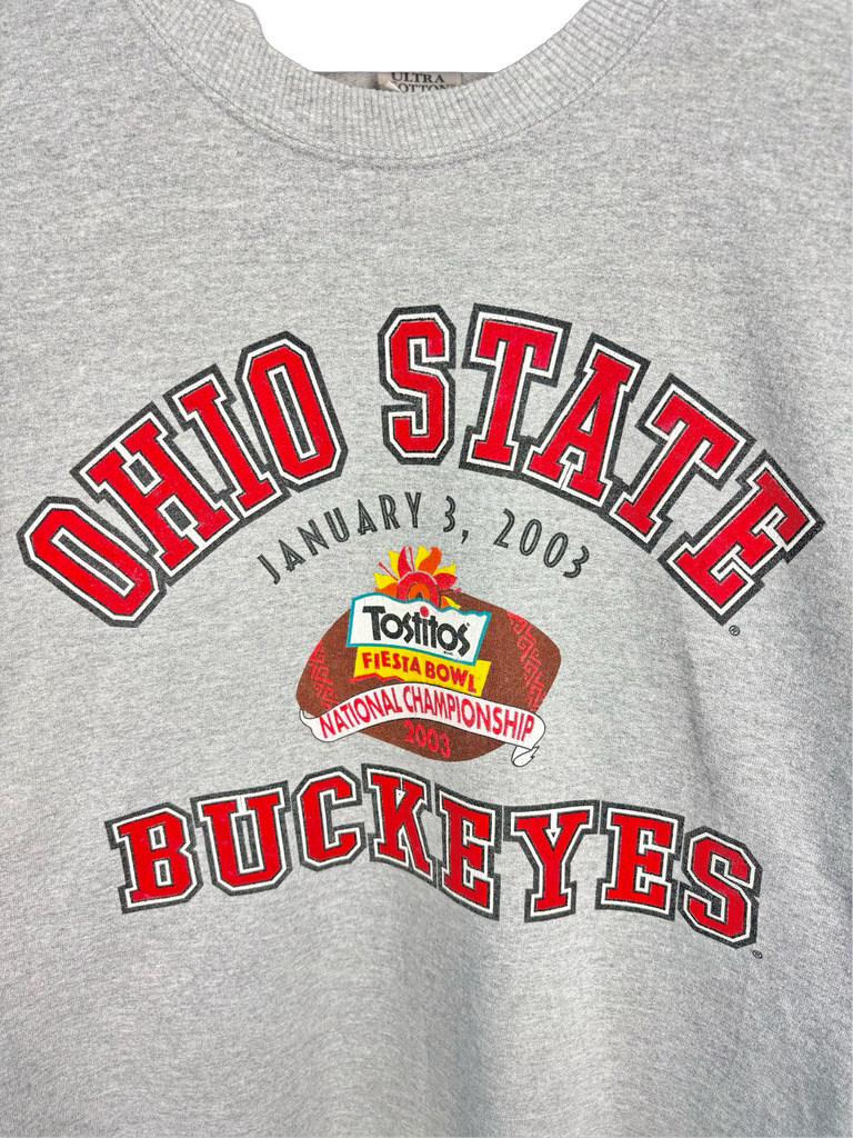 Vintage Ohio State Buckeyes Grey Sweatshirt