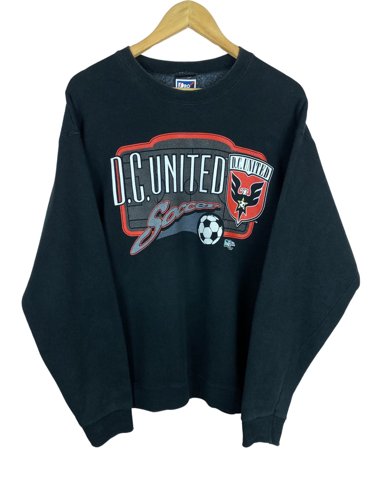 Vintage 1998 D.C. United Soccer Black Sweatshirt 
