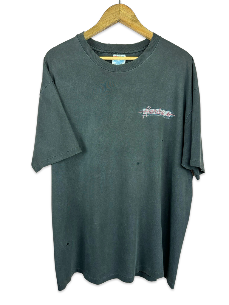 Vintage 1997 Herbie's Hot Rods Black T-Shirt