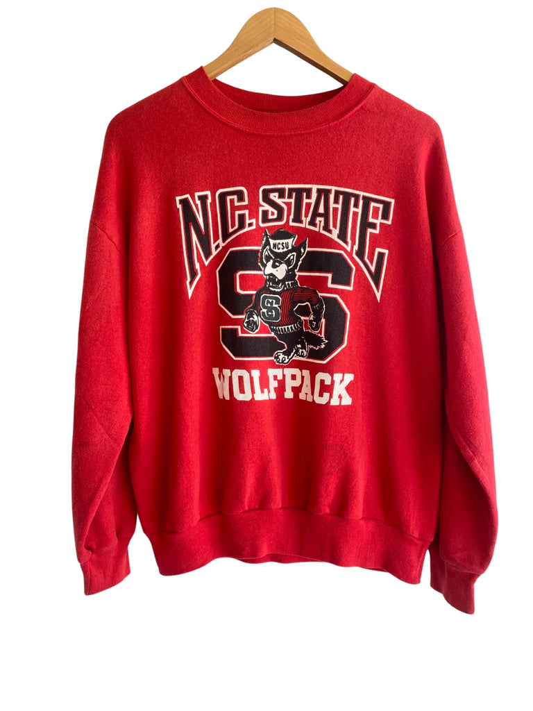 Vintage N.C.State Wolfpack Red Sweatshirt 