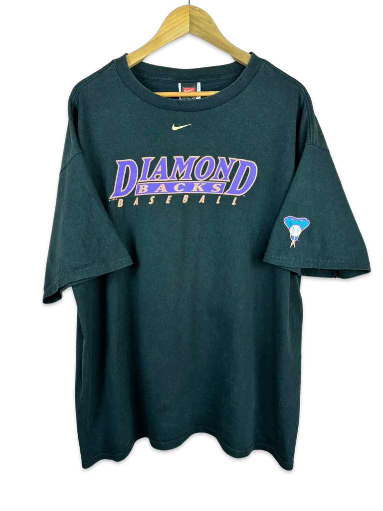 Y2K Nike Diamond Backs Baseball Black T-Shirt