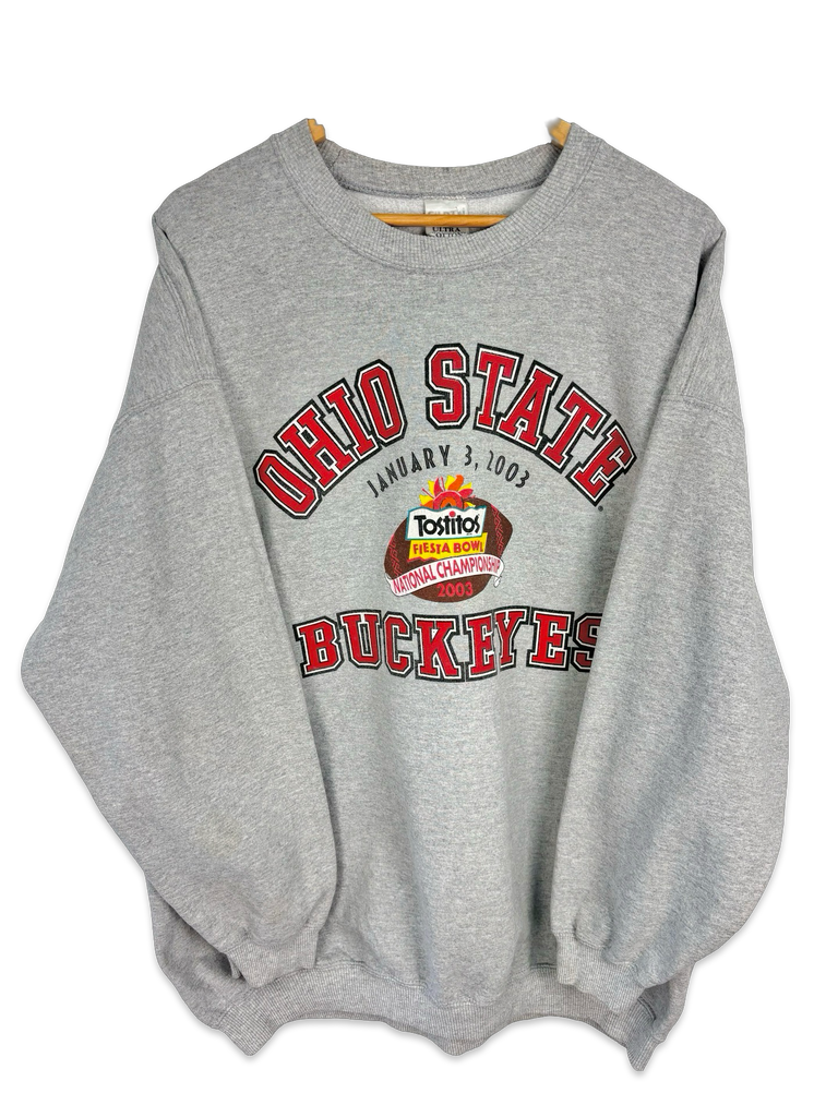 Vintage Ohio State Buckeyes Grey Sweatshirt