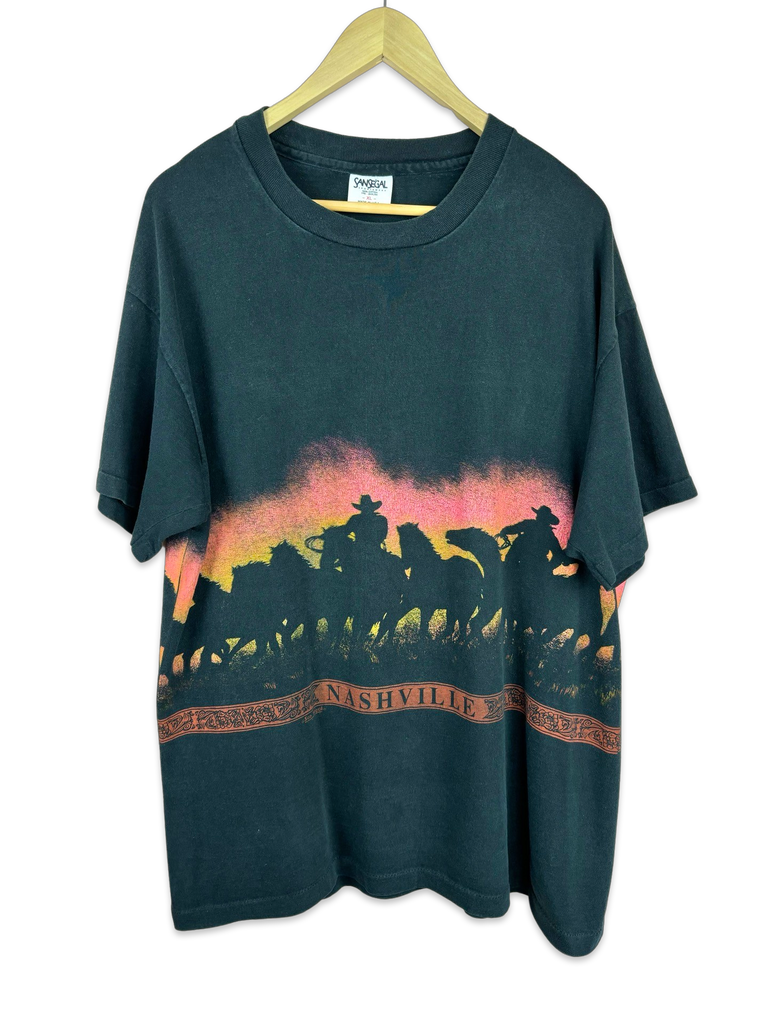 Vintage 1991 Nashville Black T-Shirt 