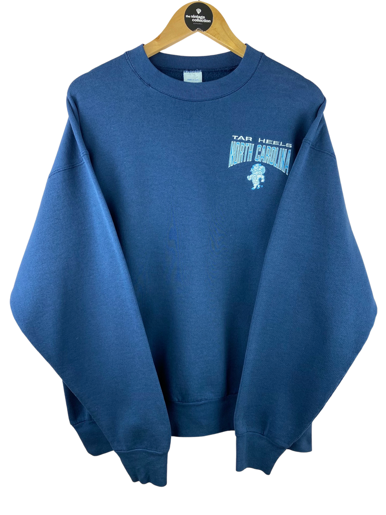 Vintage Tar Heels North Carolina Navy Blue Sweatshirt