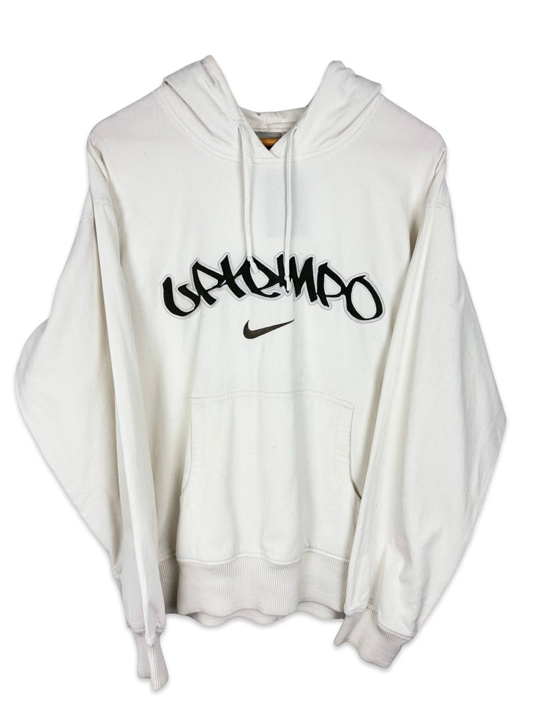 Y2K Nike Uptempo White Corduroy Hoodie