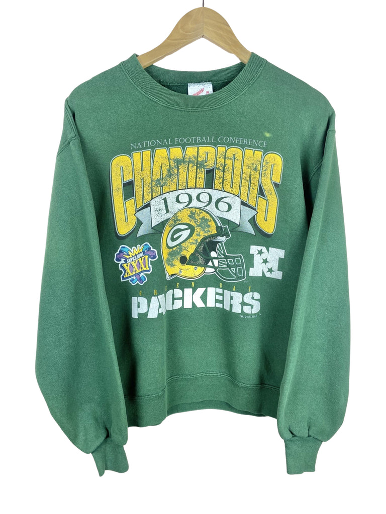 1996 Green Bay Packers Champions Green Sweatshirt 