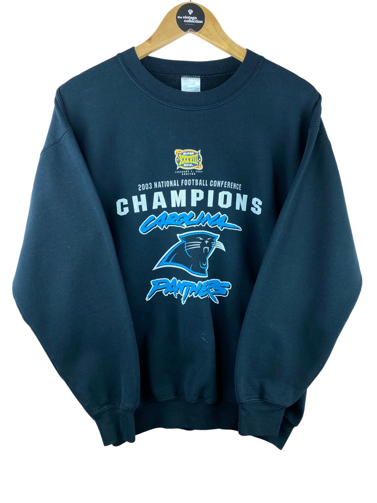Y2K Carolina Panthers Black Sweatshirt