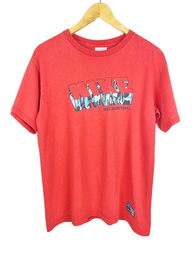 Y2K Red Nike Basketball T-Shirt 