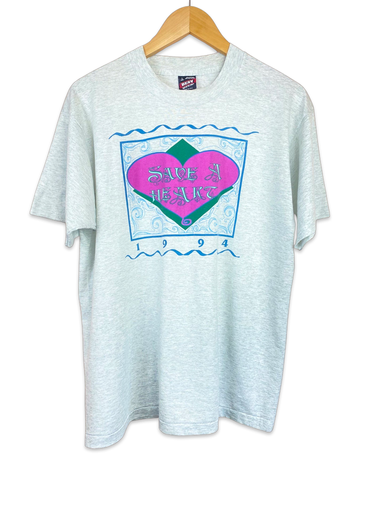 Vintage 1994 American Heart Association Grey T-Shirt