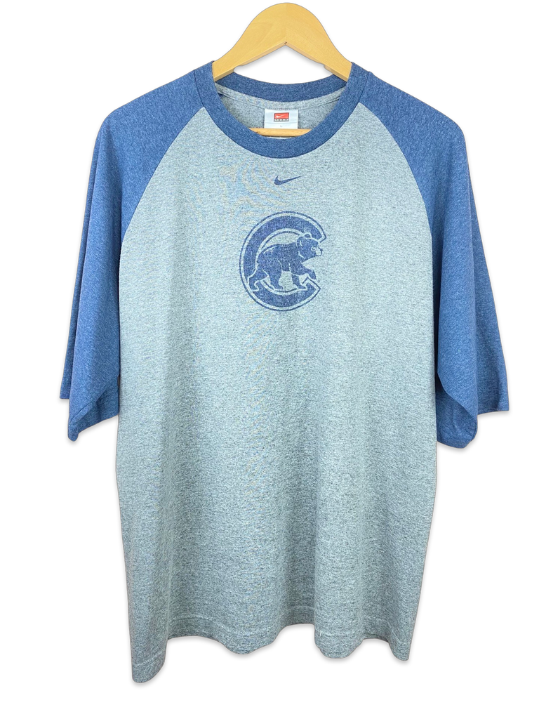 Y2K Nike Chicago Cubs Grey T-Shirt