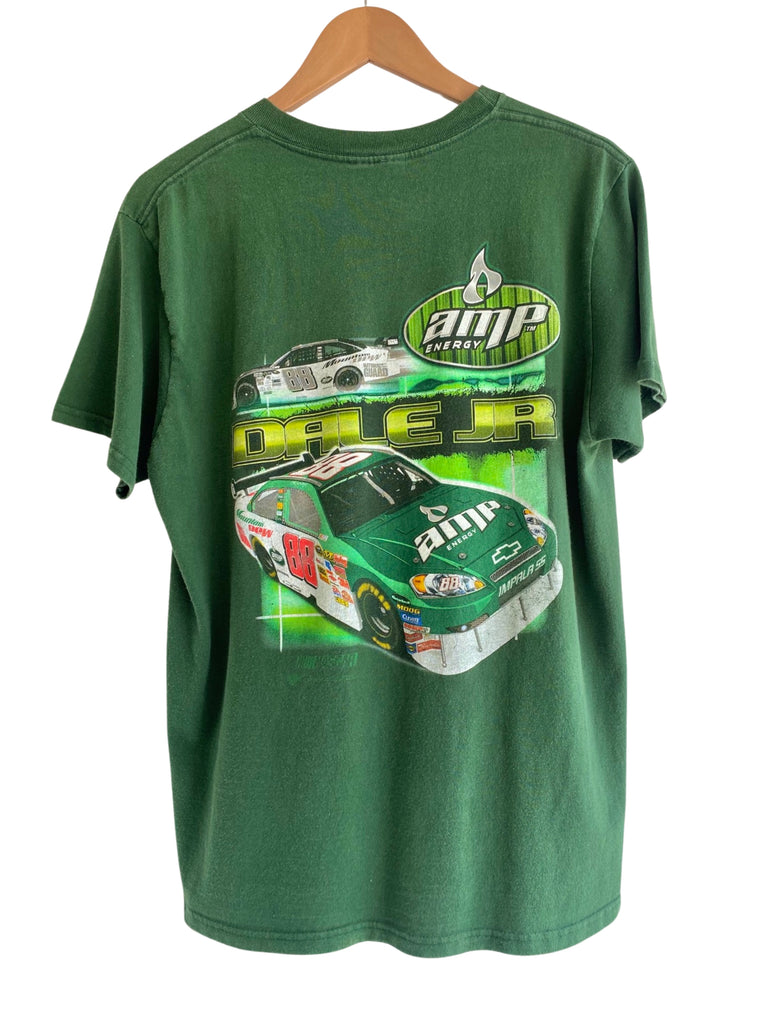 Y2K Dale Jr Green Nascar T-Shirt