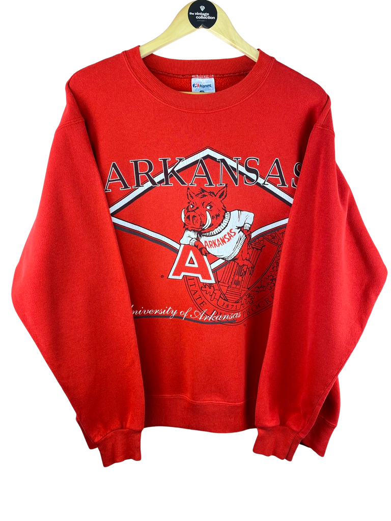 Vintage Arkansas University Red Sweatshirt 