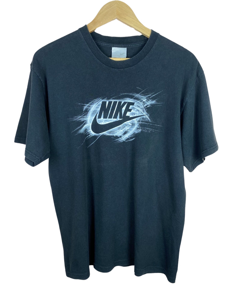Y2K Nike Swoosh Black T-Shirt 