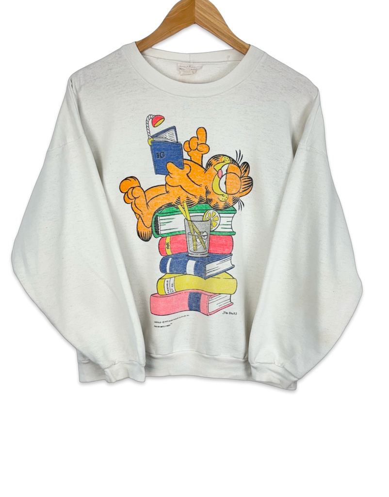 Vintage 1978 Garfield White Sweatshirt
