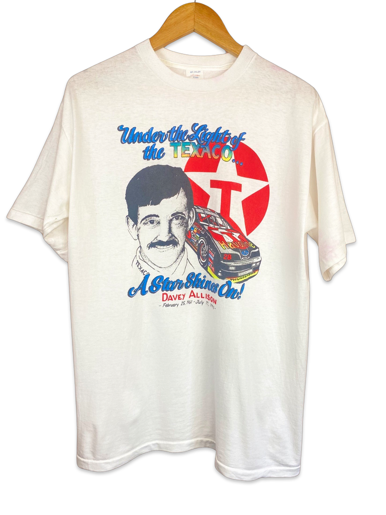 Vintage 1993 Texaco Nascar White T-Shirt