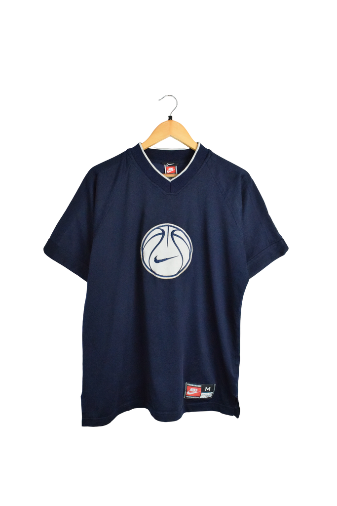 Vintage Nike Basketball Navy Blue Jersey