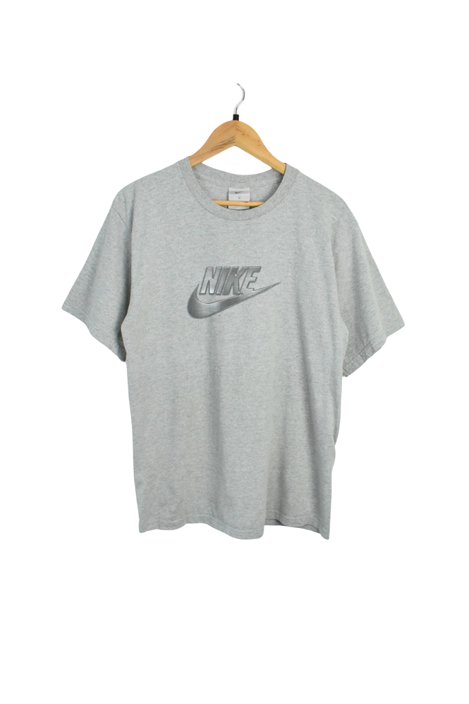 Vintage Nike Chrome Logo Grey T-Shirt