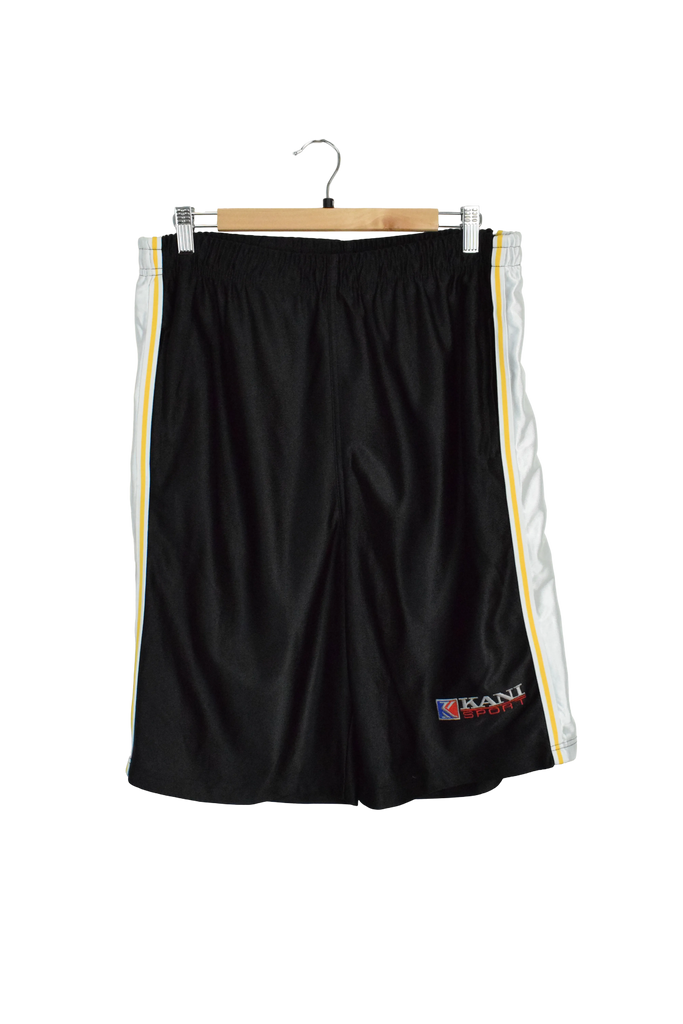 Vintage Kani Sport Black Basketball Shorts