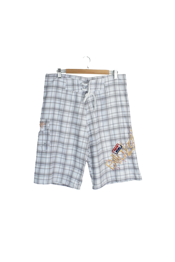 Y2K Checkered Billabong Boardshorts
