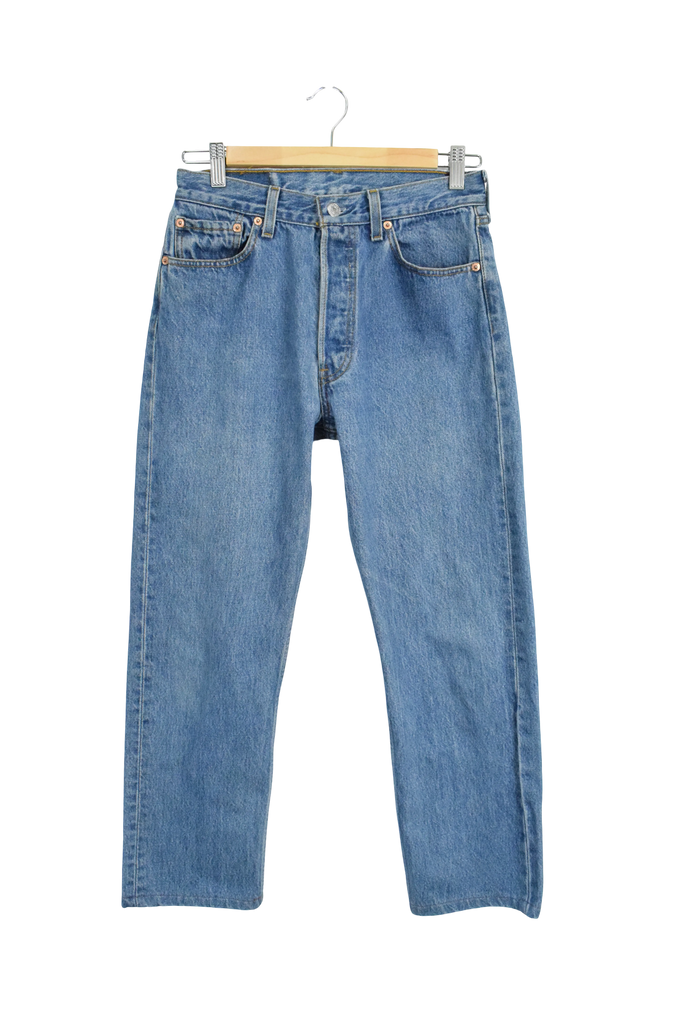 Vintage Women's Levi's 501 Blue Denim Jeans 