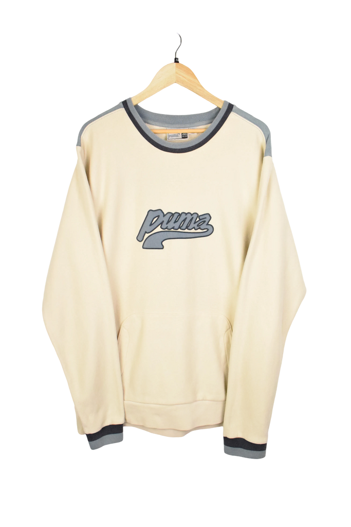 Vintage Cream Puma Sweatshirt 