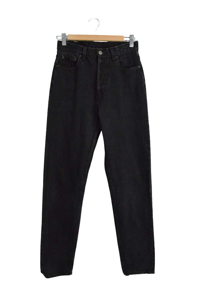 Vintage Women's Levi's 501 Black Denim Jeans