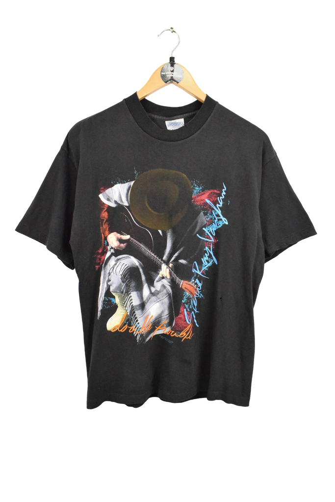 Vintage 1990 Stevie Ray Vaughan Double Trouble Tour T-Shirt (M)