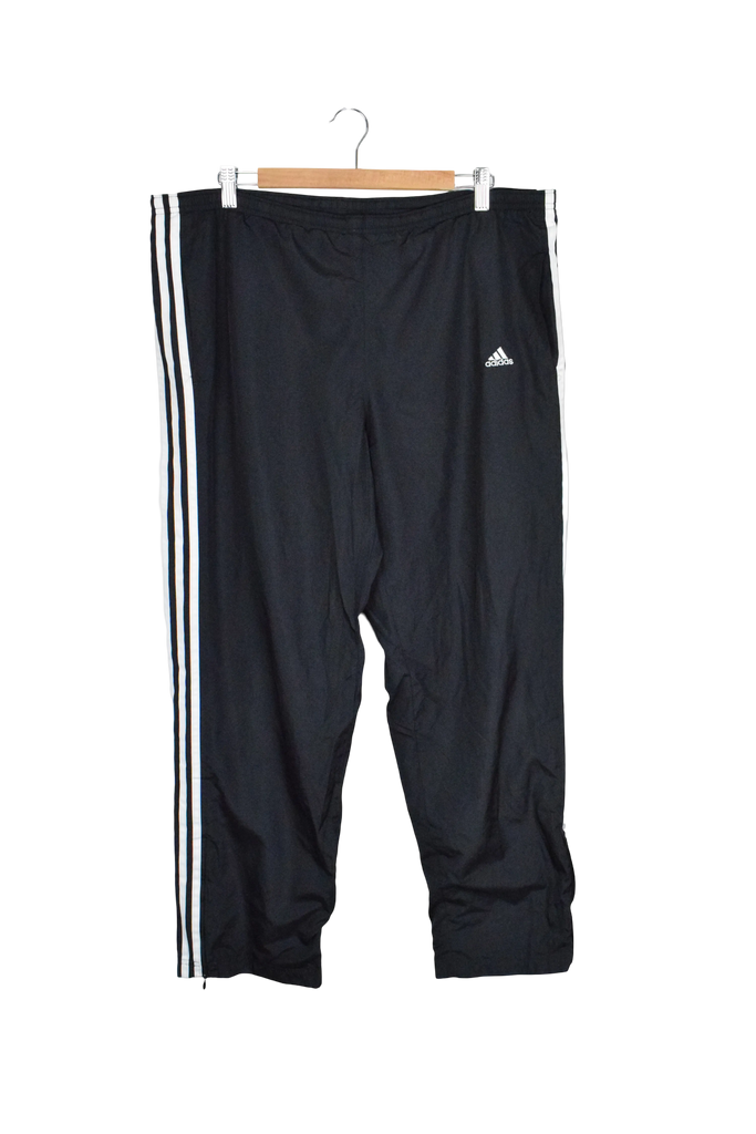 Vintage Womens Black Stripped Adidas Track Pants