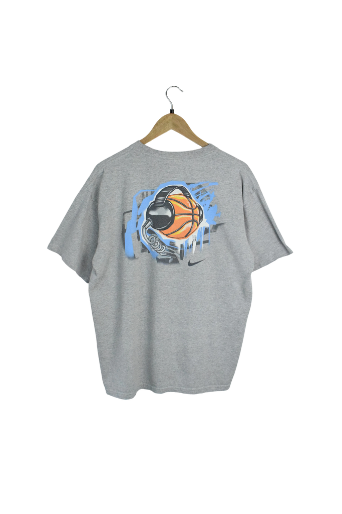 Vintage Nike Basketball Grey T-Shirt 